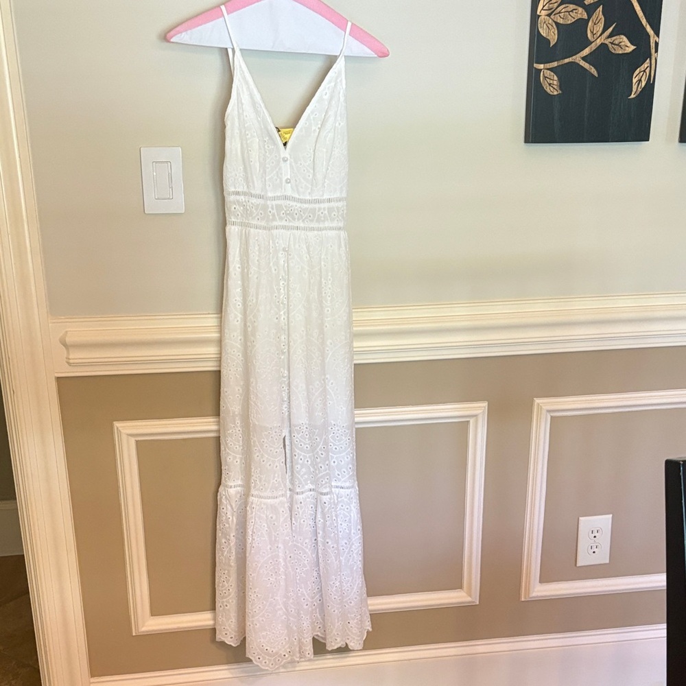 Amazon size XS Simple eyelet maxi dress (worn once)